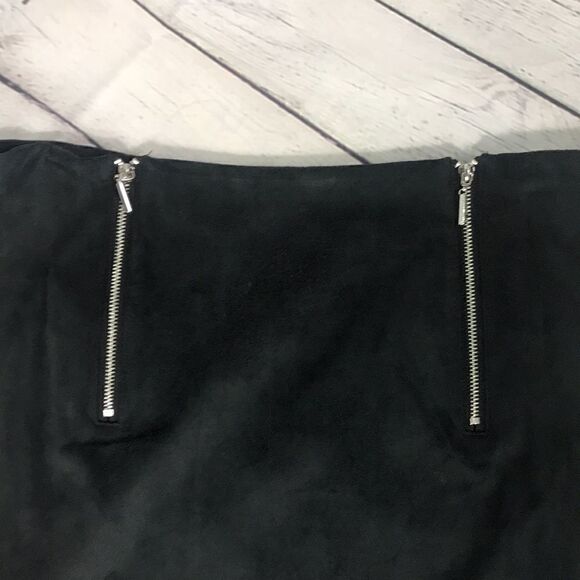 Kensie Faux Suede Skirt  - Picture 3 of 7